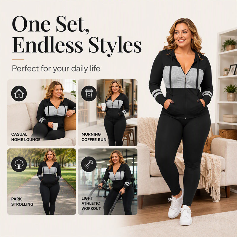 🌸Hot Sale 50% OFF💖Women's Hooded Sweatshirt & Pants 2-Piece Set