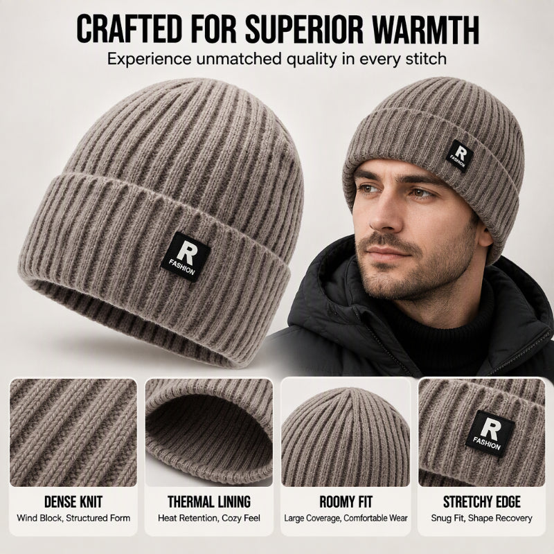 🖤Black Friday Sale:50% OFF🖤 🧢 Men's Slouchy Knit Warm Skull Cap