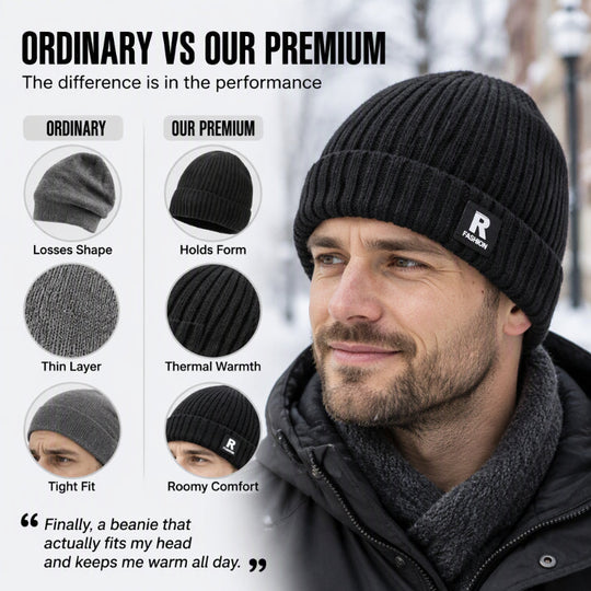 🖤Black Friday Sale:50% OFF🖤 🧢 Men's Slouchy Knit Warm Skull Cap