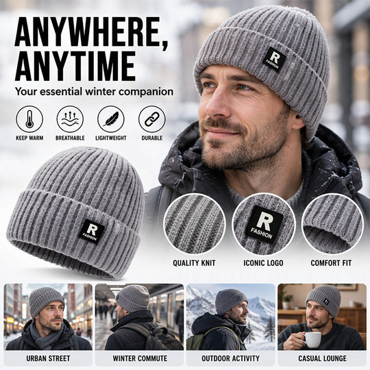 🖤Black Friday Sale:50% OFF🖤 🧢 Men's Slouchy Knit Warm Skull Cap