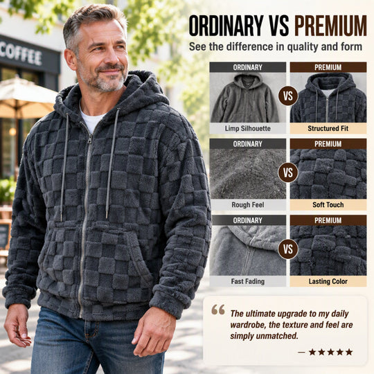 Men's Casual Winter Warm Hooded Jacket