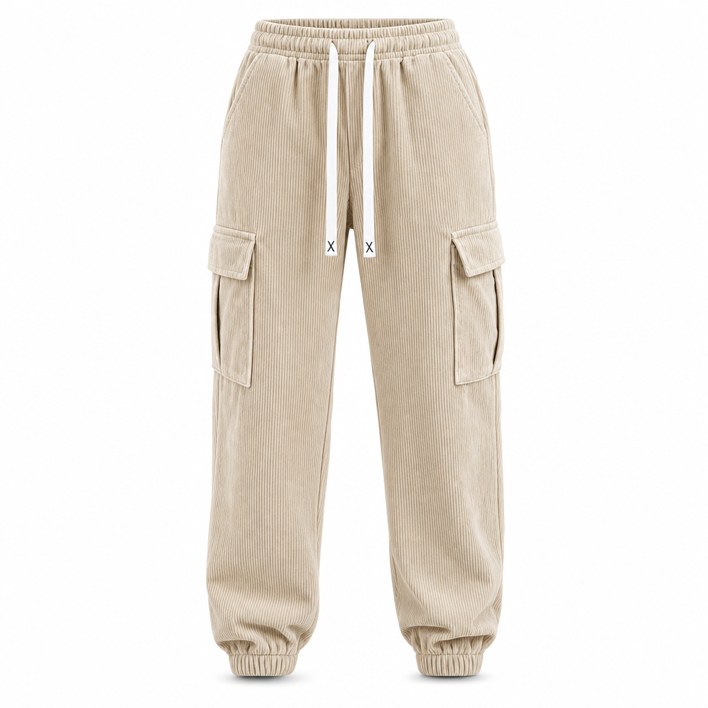 🍂 Retro Ribbed Texture, Relaxed Easy Movement | Women's Casual Corduroy Jogger Pants