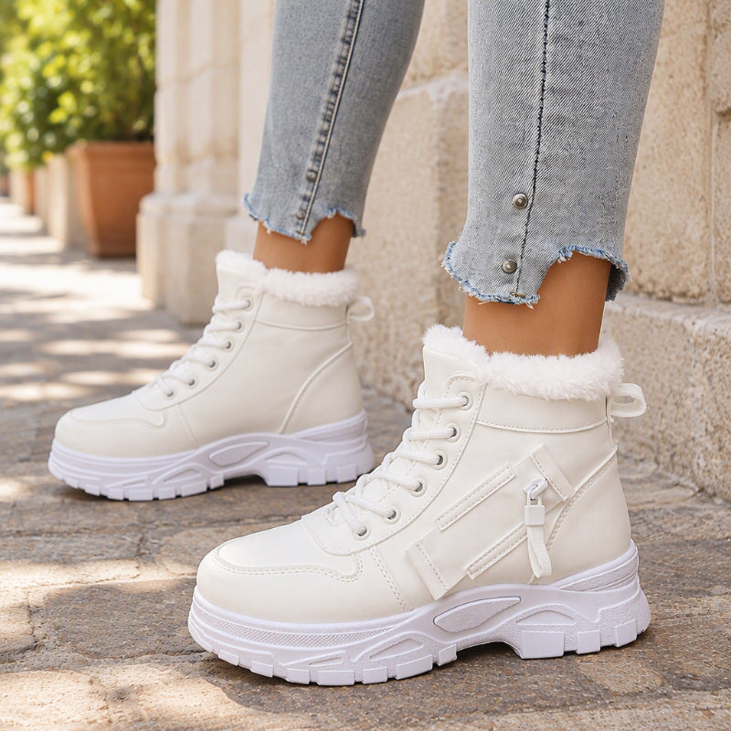 👢 Toasty Comfort, Easy Everyday Stride | Women's Winter Warm Plush-Lined Ankle Boots