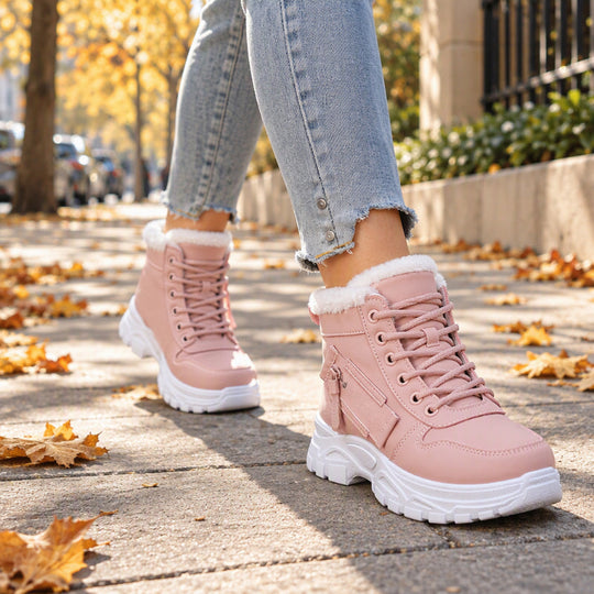 👢 Toasty Comfort, Easy Everyday Stride | Women's Winter Warm Plush-Lined Ankle Boots