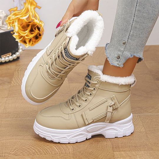 👢 Toasty Comfort, Easy Everyday Stride | Women's Winter Warm Plush-Lined Ankle Boots