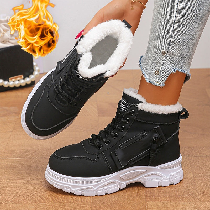 👢 Toasty Comfort, Easy Everyday Stride | Women's Winter Warm Plush-Lined Ankle Boots