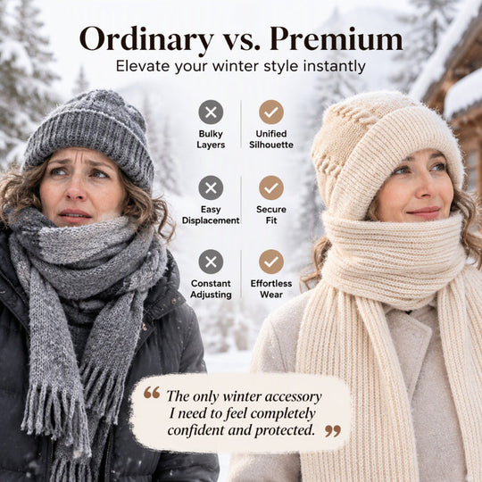 Women's Winter Warm Hooded Scarf