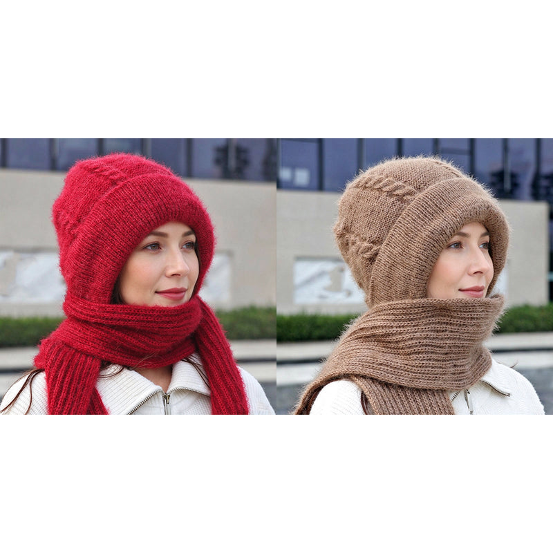 Women's Winter Warm Hooded Scarf