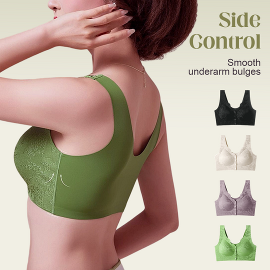 Comfort Front-Clasp & Wire-Free Seamless Bra