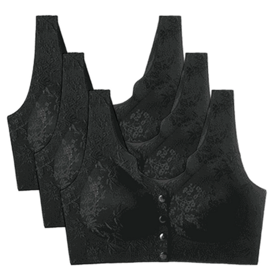Comfort Front-Clasp & Wire-Free Seamless Bra