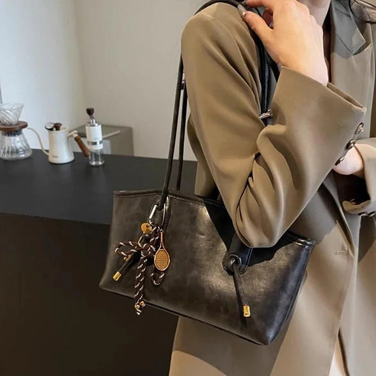 Women's Vintage PU Leather Shoulder Bag