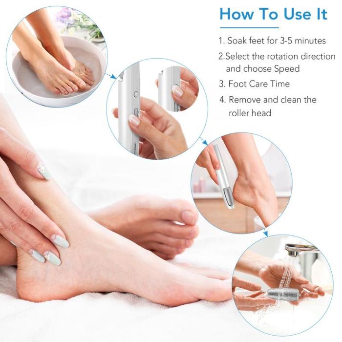 🔥Last Day Special Price £11.99!!💥🎁Portable Electric Feet Callus Remover
