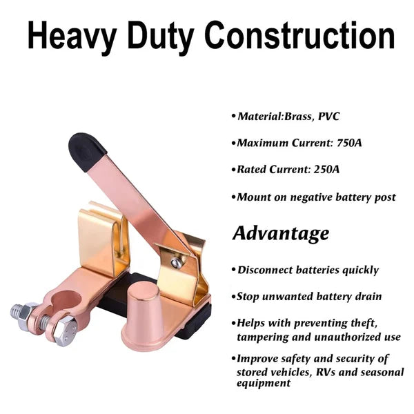 🔥 Hot Sale - Battery top pillar main switch