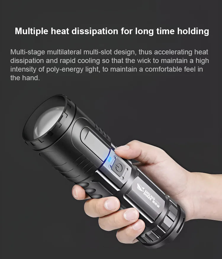 🔥Last Day Sale - 50% OFF🔥White Laser Telescopic Zoom Flashlight