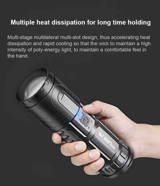 🔥Last Day Sale - 50% OFF🔥White Laser Telescopic Zoom Flashlight
