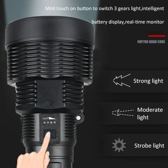 Rechargeable Super Bright LED Handheld Flashlight✅Free Shipping✈