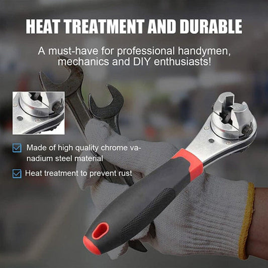 🔧Hot Sale⏳Adjustable Ratchet Wrench✅Free Shipping✈️