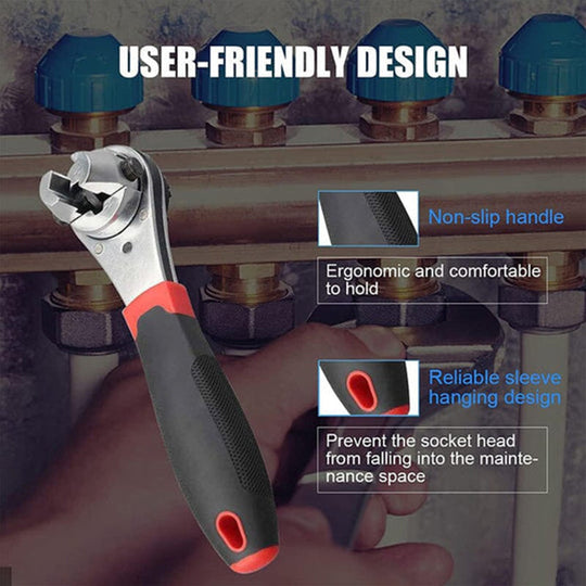 🔧Hot Sale⏳Adjustable Ratchet Wrench✅Free Shipping✈️