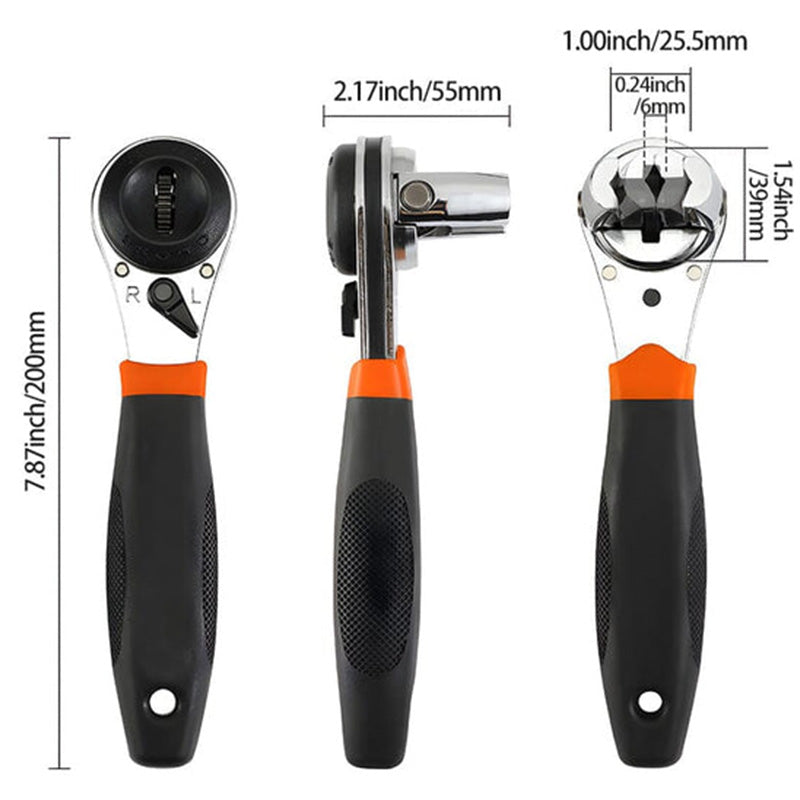 🔧Hot Sale⏳Adjustable Ratchet Wrench✅Free Shipping✈️