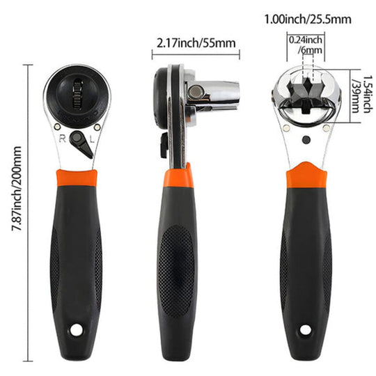 🔧Hot Sale⏳Adjustable Ratchet Wrench✅Free Shipping✈️