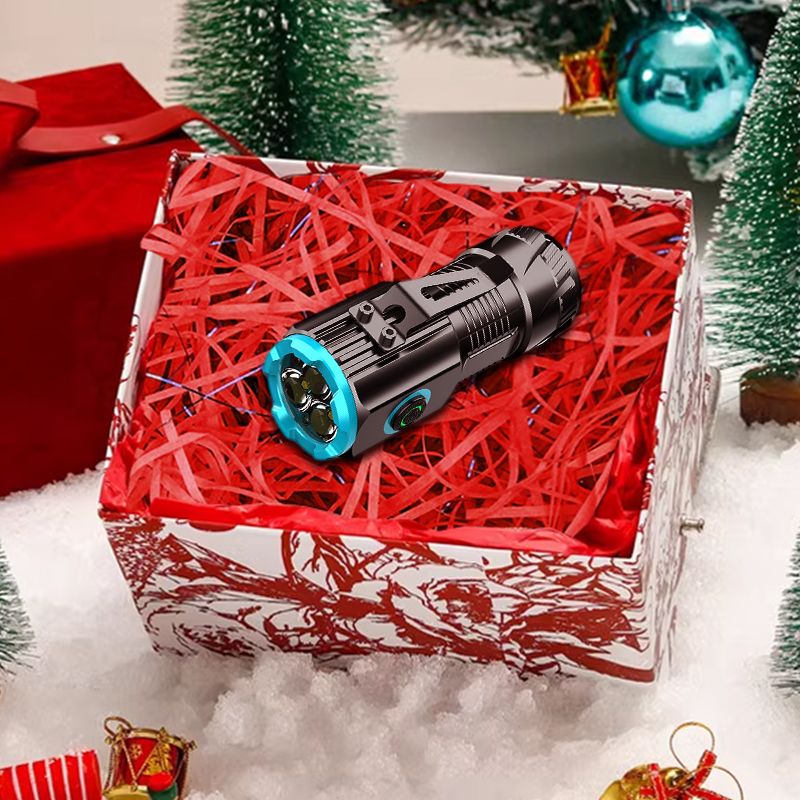 Gift Choice - Mini Bright Three-eye LED Flashlight