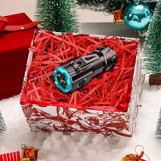 Gift Choice - Mini Bright Three-eye LED Flashlight